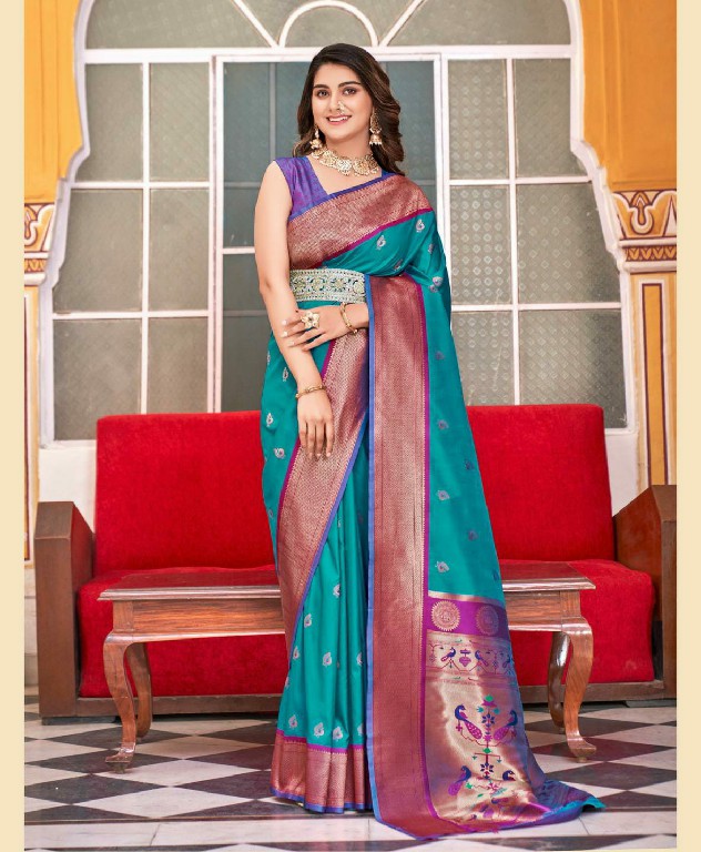 Rajpath Hansika Paithani Wholesale Soft Peshwai Paithani Silk Sarees