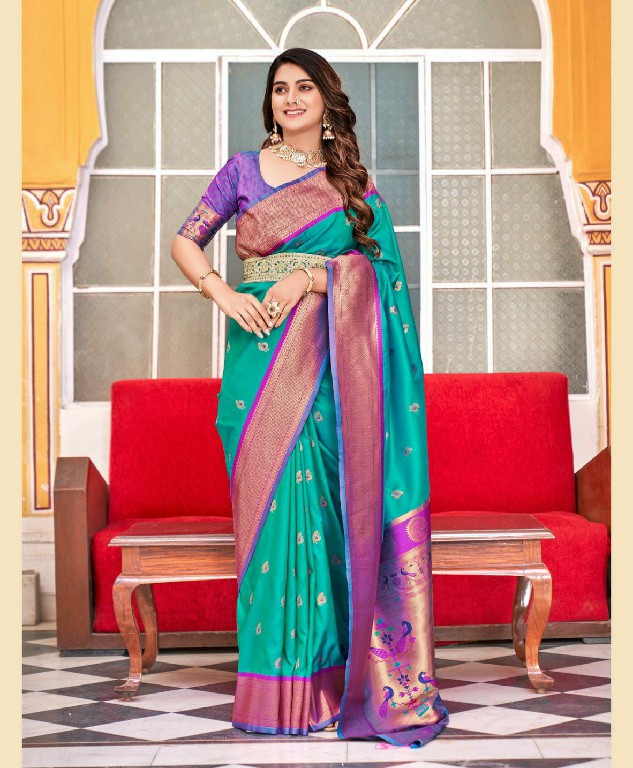 Rajpath Hansika Paithani Wholesale Soft Peshwai Paithani Silk Sarees