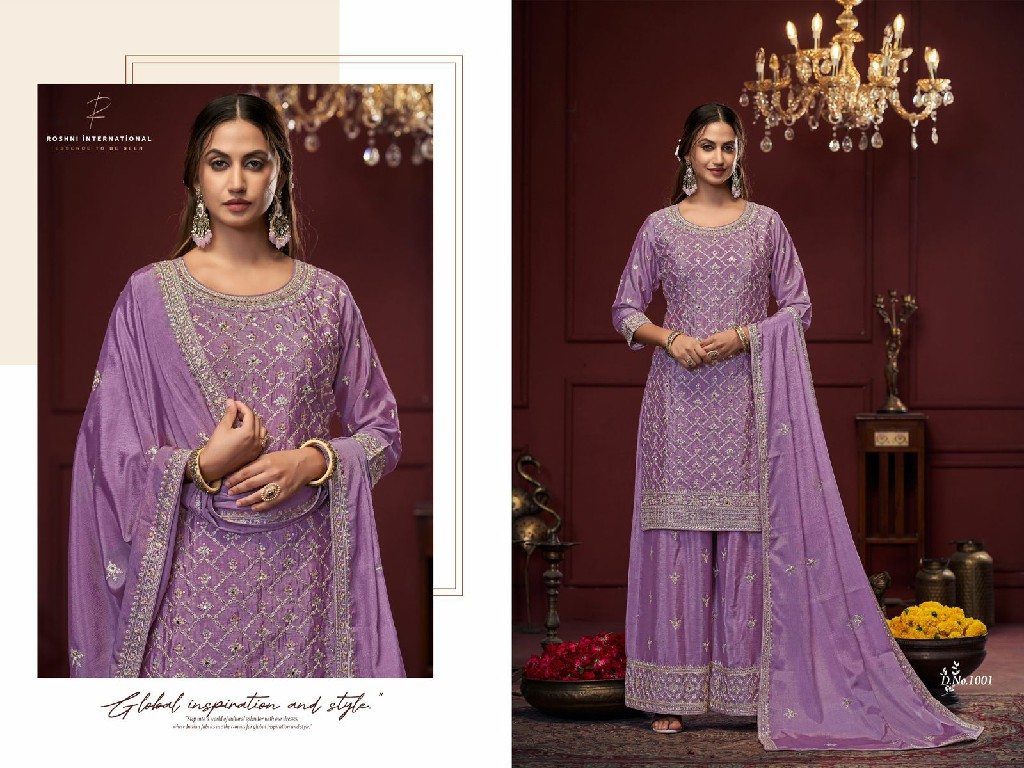 Roshni Layla Wholesale Designer Free Size Stitched Suits