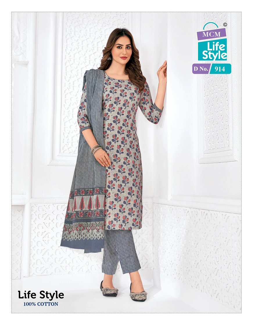 MCM Life Style Vol-9 Wholesale Pure Cotton Printed Readymade Dress