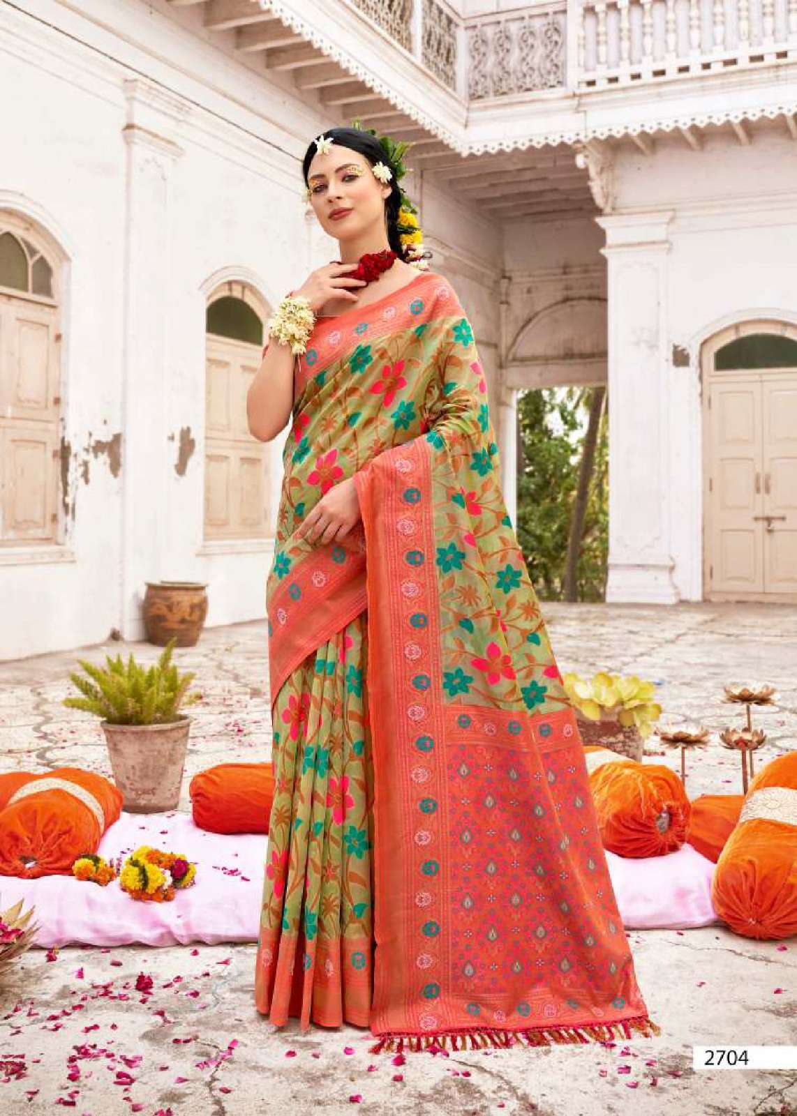 SIDDHARTH SILK MILLS LAUNCH SILK LAVANYA AMAZING DESIGNS FANCY SAREE SUPPLIER