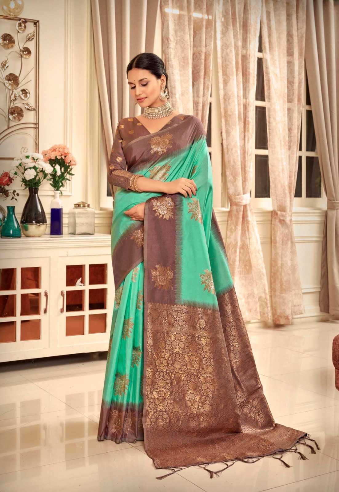 SIDDHARTH SILK PASTEL FUNCTION WEAR SILK SAREE SUPPLIER