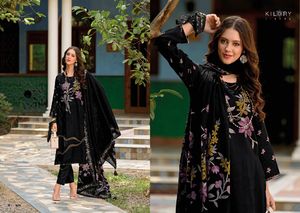 NUSRAT BY KILORY TRENDZ SUPER HIT DESIGN MUSLINE PRINT MODERN PAKISTANI DRESS MATERIAL