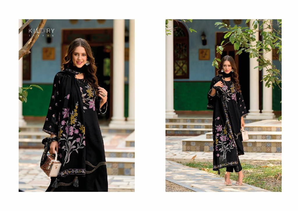 NUSRAT BY KILORY TRENDZ SUPER HIT DESIGN MUSLINE PRINT MODERN PAKISTANI DRESS MATERIAL