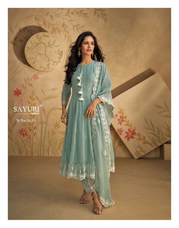 GHAZAL BY SAYURI DESIGNER READYMADE SILK PARTY WEAR SALWAR KAMEEZ