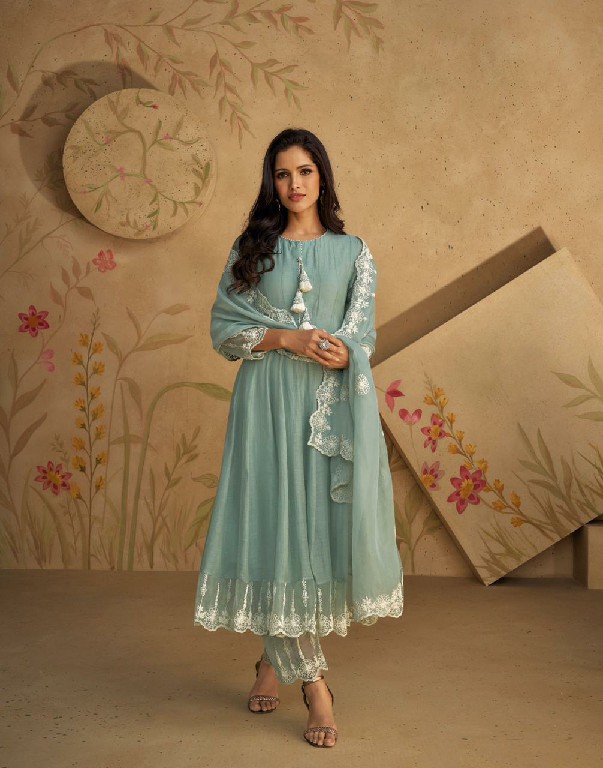 GHAZAL BY SAYURI DESIGNER READYMADE SILK PARTY WEAR SALWAR KAMEEZ