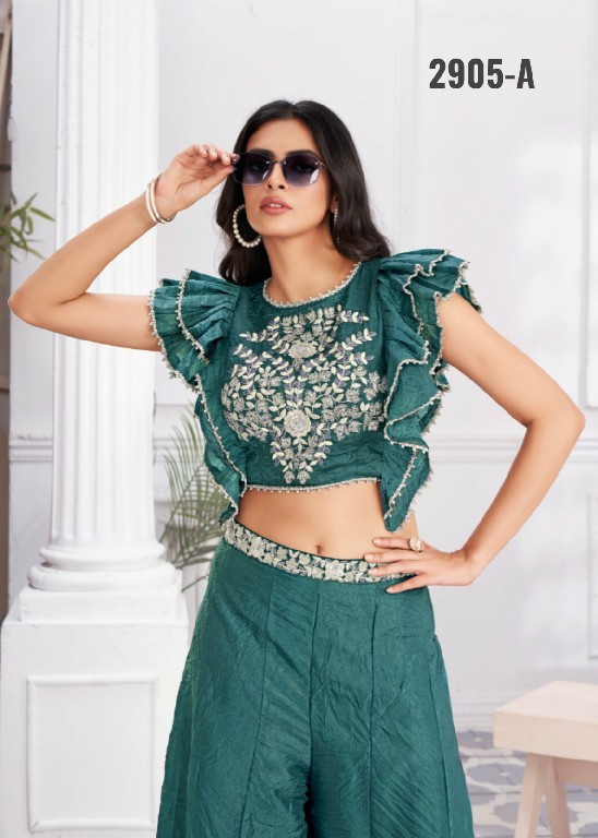 Jivora Angel 2905 And 2906 Colour Wholesale Readymade Crop Top Collection