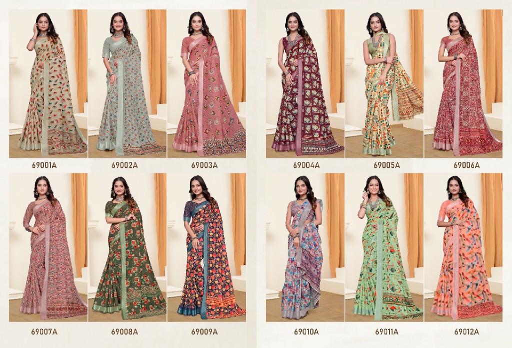 Vipul Rachana Wholesale Regular Wear Ethnic Indian Sarees