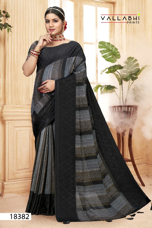 Vallabhi Jasleen Georgette Wholesale Ethnic Indian Sarees