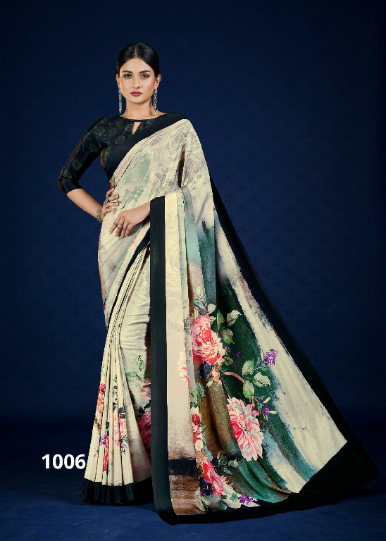 Jivora Roma Wholesale Crape With Digital Print Sarees