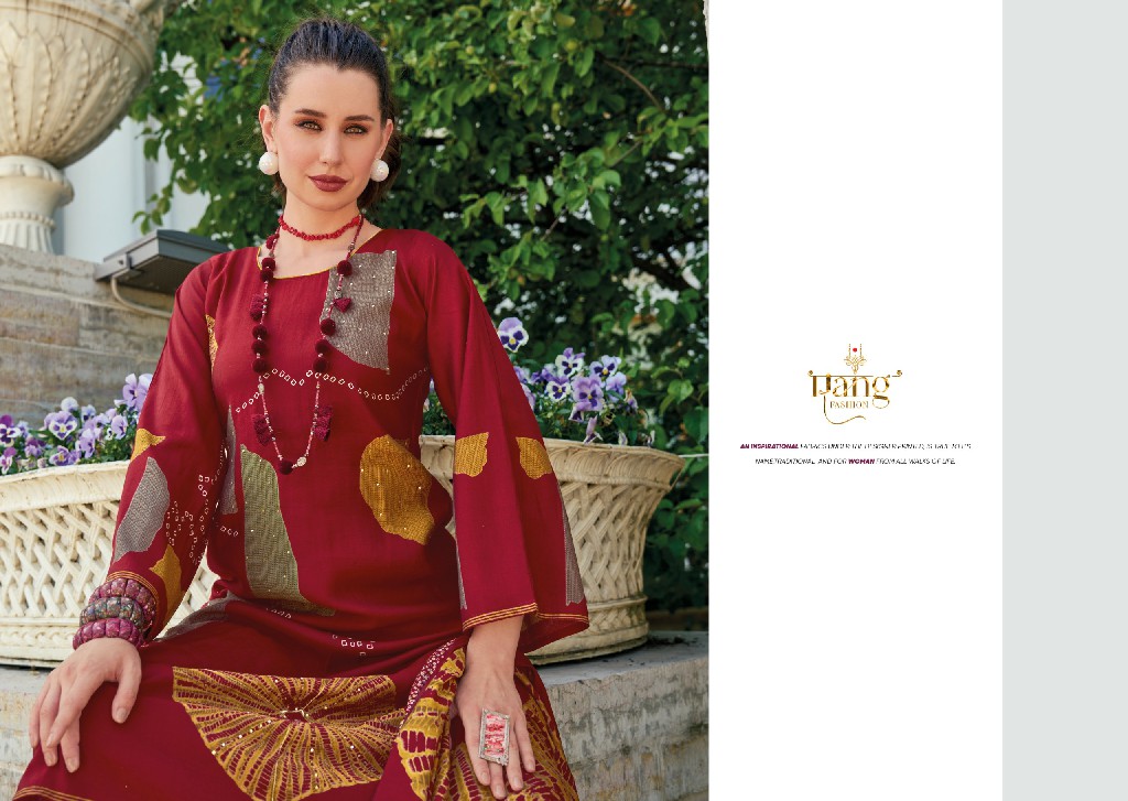 LEHRIYA BY RANG FASHION MUSLIN DIGITAL PRINT ELEGANT STYLE UNSTITCH DRESS