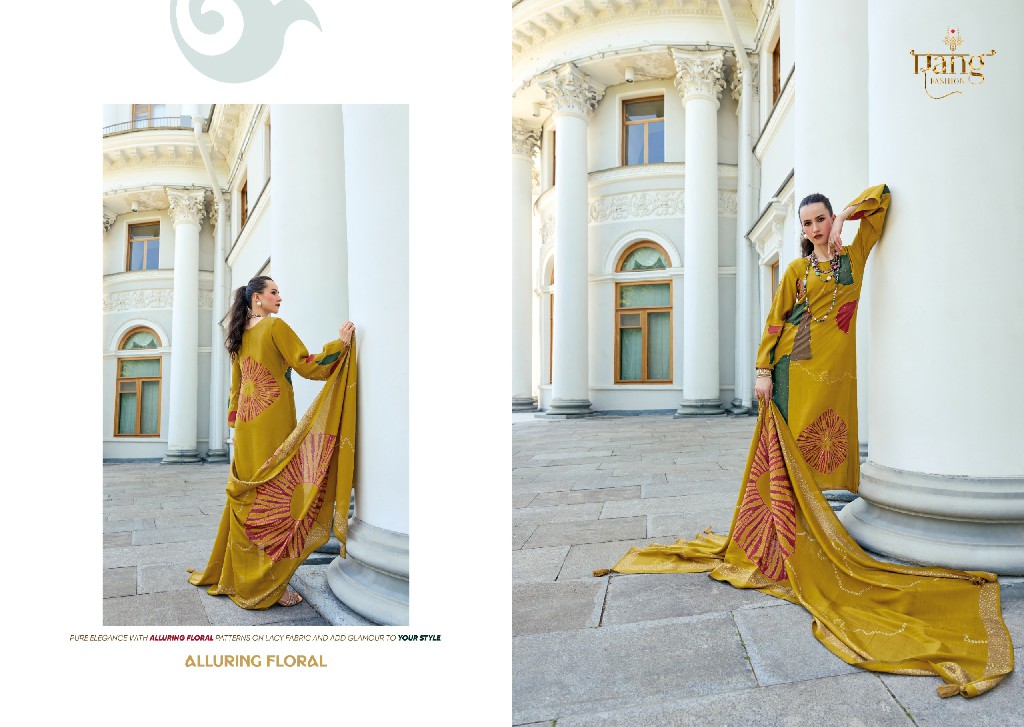 LEHRIYA BY RANG FASHION MUSLIN DIGITAL PRINT ELEGANT STYLE UNSTITCH DRESS
