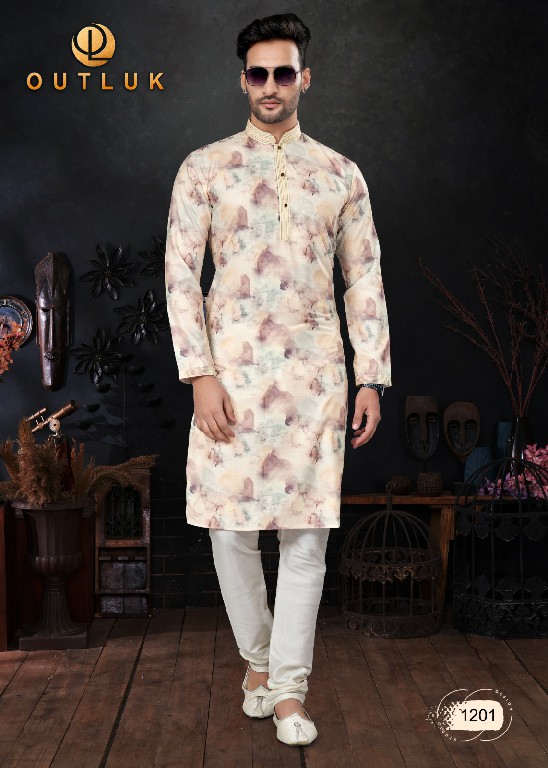 Outluk Wedding Collection Vol-12 Wholesale Mens Kurta And Pajama