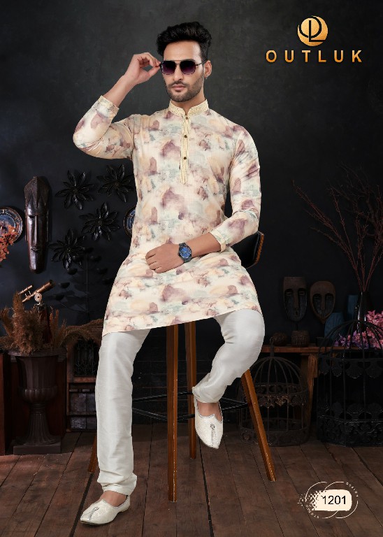 Outluk Wedding Collection Vol-12 Wholesale Mens Kurta And Pajama