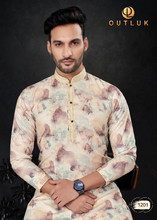 Outluk Wedding Collection Vol-12 Wholesale Mens Kurta And Pajama