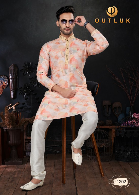 Outluk Wedding Collection Vol-12 Wholesale Mens Kurta And Pajama