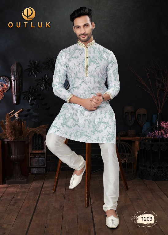 Outluk Wedding Collection Vol-12 Wholesale Mens Kurta And Pajama