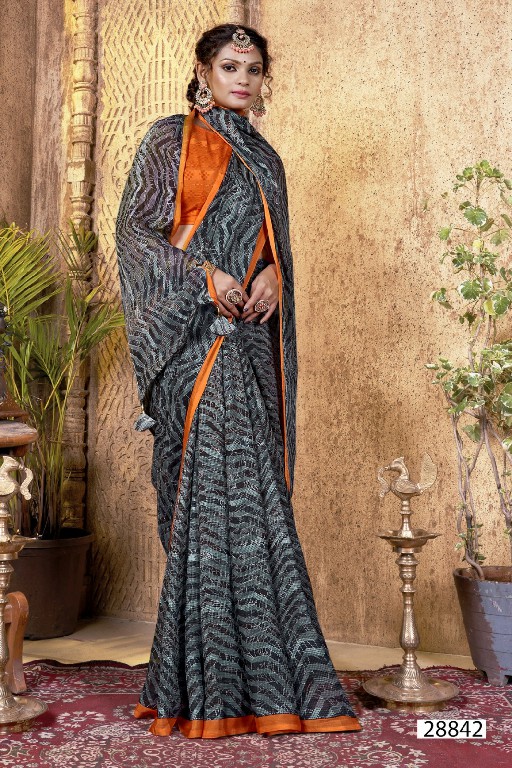 Vallabhi Reeti Wholesale Georgette Ethnic Indian Sarees