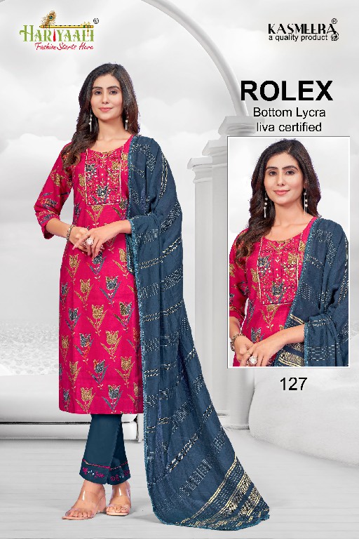 Hariyaali Rolex Vol-1 Wholesale Readymade Kurtis With Pant And Dupatta Combo