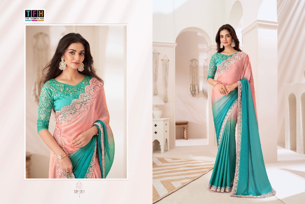 TFH Sandalwood Vol-13 Wholesale Function Wear Special Ethnic Sarees