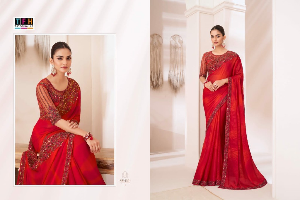 TFH Sandalwood Vol-13 Wholesale Function Wear Special Ethnic Sarees