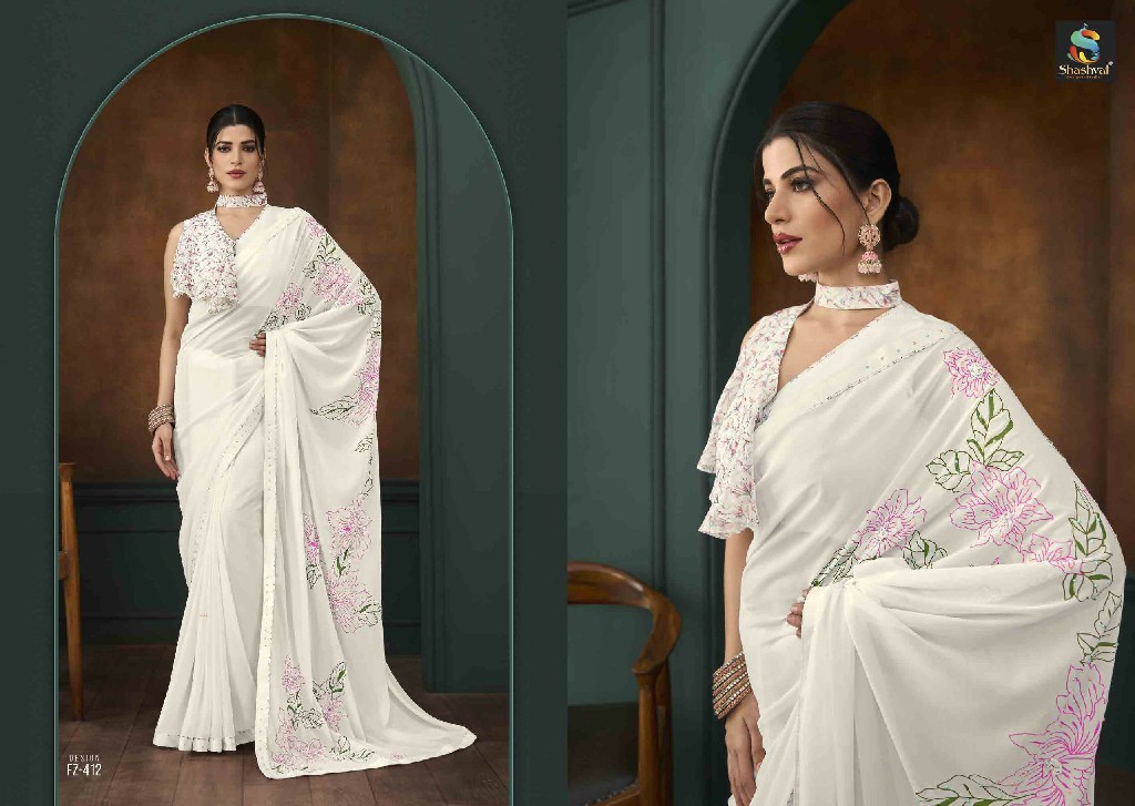 Shashvat Feeza Vol-4 Wholesale Fancy Function Wear Sarees
