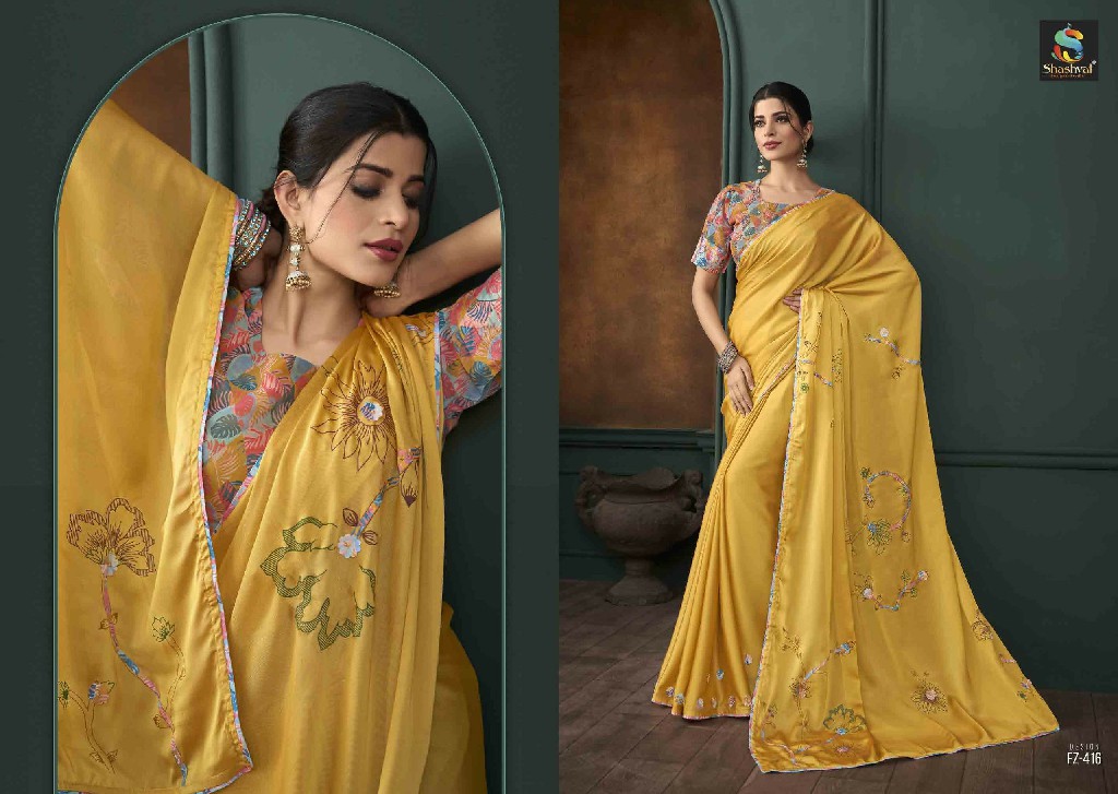 Shashvat Feeza Vol-4 Wholesale Fancy Function Wear Sarees