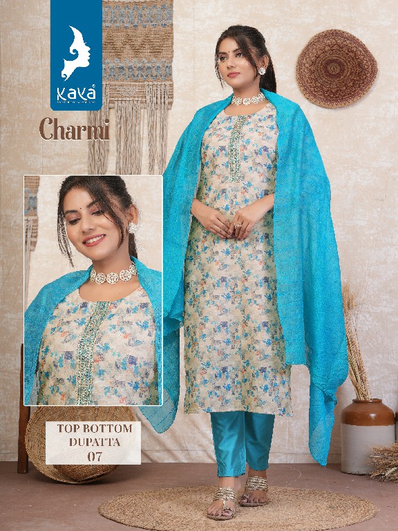 Kaya Charmi Wholesale 3 Piece Concept With Straight Cut Catalog