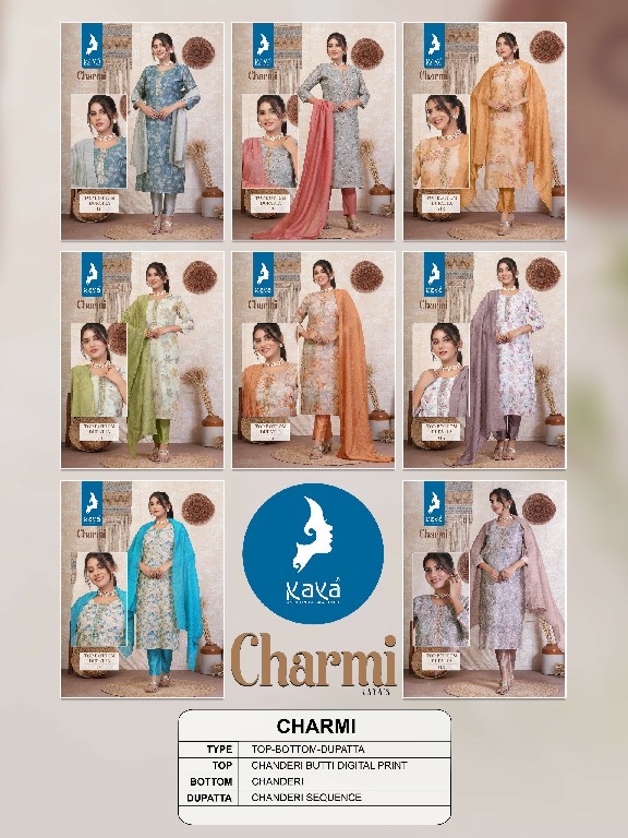 Kaya Charmi Wholesale 3 Piece Concept With Straight Cut Catalog