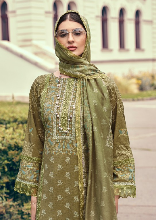 The Hermitage Shop Bagh Wholesale Pure Lawn Cotton Chikankari Work Dress Material