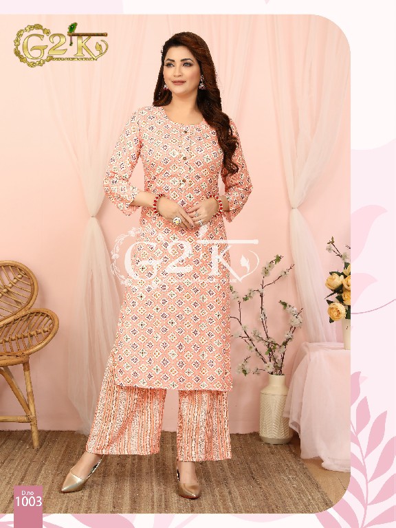 G2K Gulabo Wholesale Kurti With Plazo Catalog