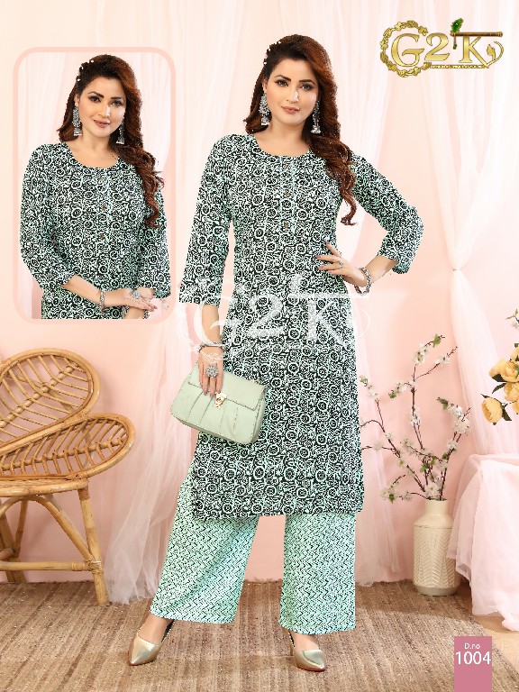 G2K Gulabo Wholesale Kurti With Plazo Catalog