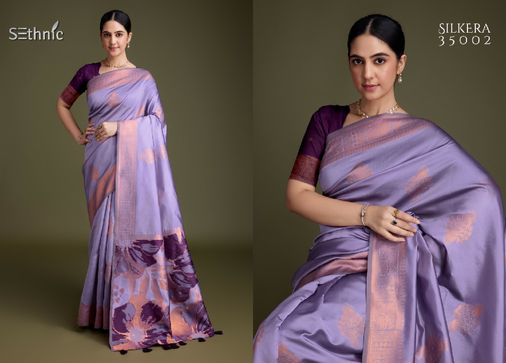 SEthnic Silkera Digital Weaves Wholesale Soft Banarasi Silk Ethnic Sarees