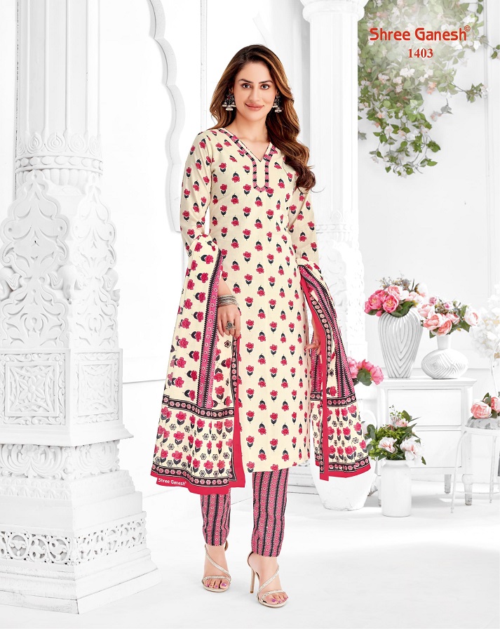 Shree Ganesh Vaani Vol-4 Wholesale Cotton Printed Dress Material