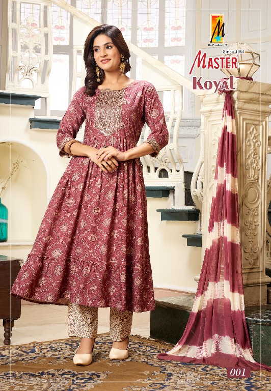 MASTER KOYAL RAYON READYMADE FOIL PRINT CASUAL WEAR SALWAR SUIT