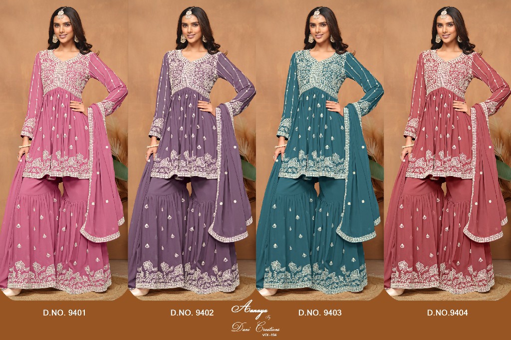 Twisha Aanaya Vol-194 By Dani Creations Wholesale Designer Salwar Suits