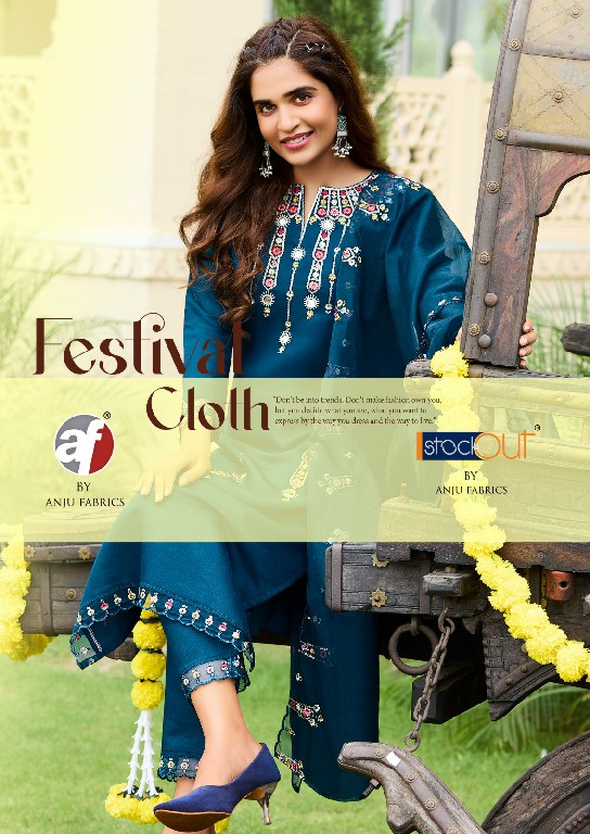 Anju Tyohaar Vol-2 Wholesale Kurti Pant With Dupatta Collection