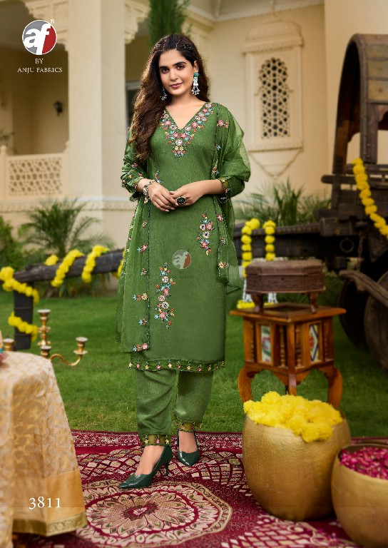 Anju Tyohaar Vol-2 Wholesale Kurti Pant With Dupatta Collection