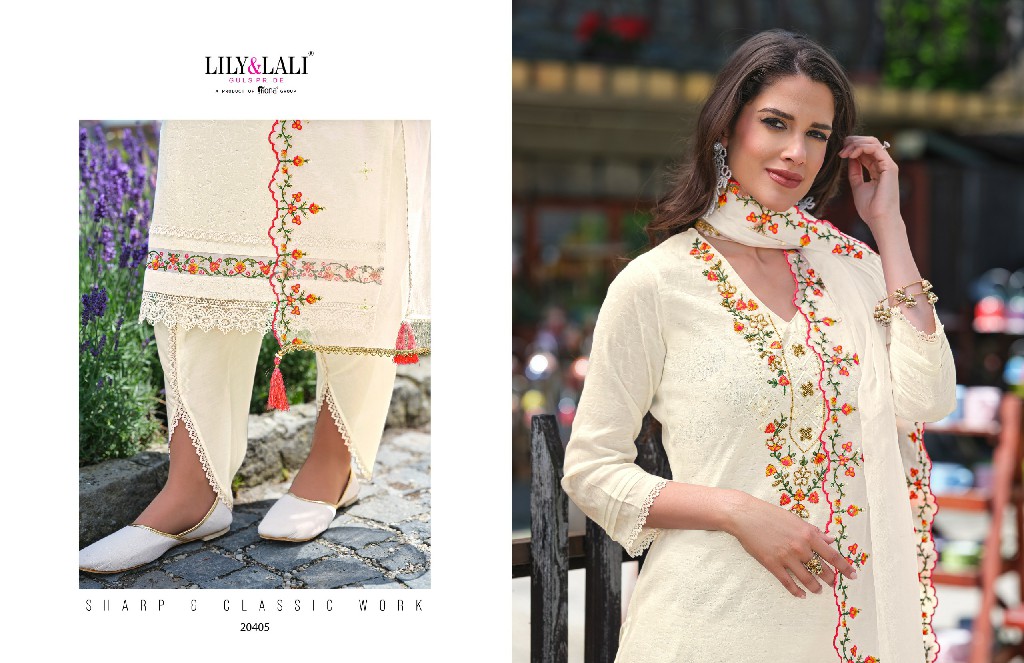 LILY AND LALI MIRAAN VOL 2 DESIGNER FANCY WORK READYMADE 3PCS SET SUPPLIER