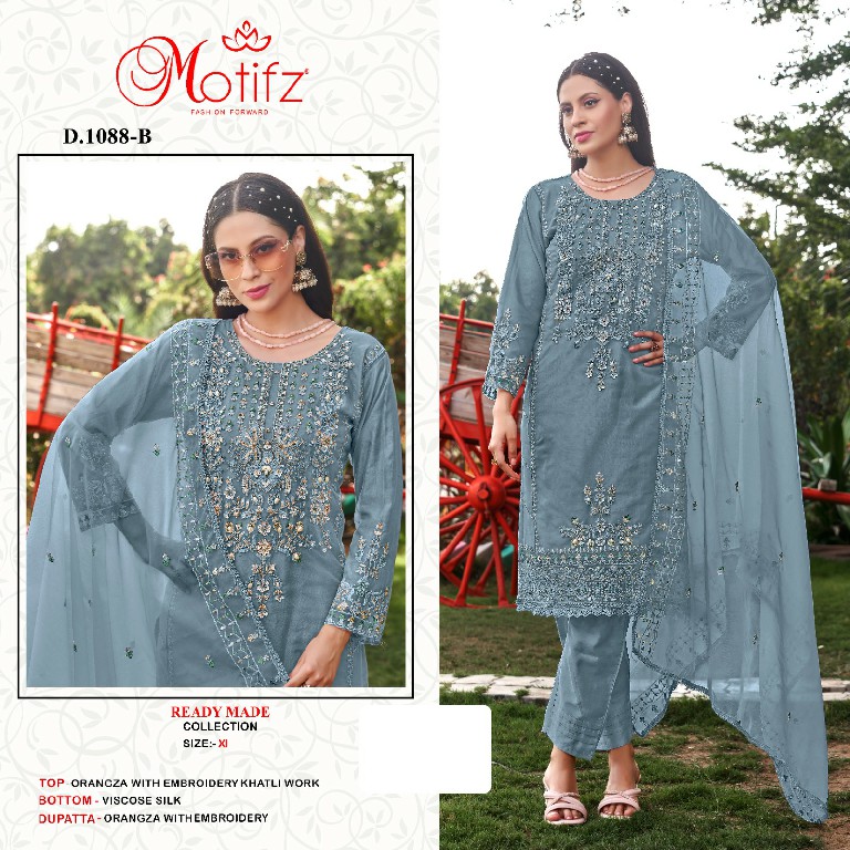 Motifz D.no R-1088 Wholesale Readymade Indian Pakistani Salwar Suits