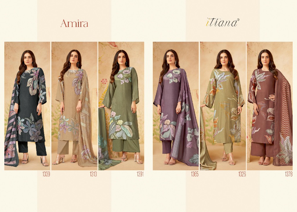 AMIRA BY SAHIBA ITRANA MUSLIN SILK DIGITAL PRINTED SALWAR SUITS