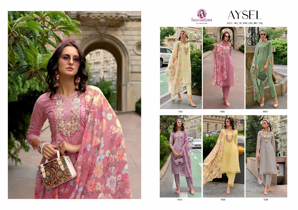 Isavasyam Aysel Wholesale Luxury Festival Readymade Collection