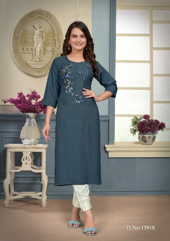 Kalaroop Kriti Wholesale Viscose Liquid Fabrics Long Kurtis