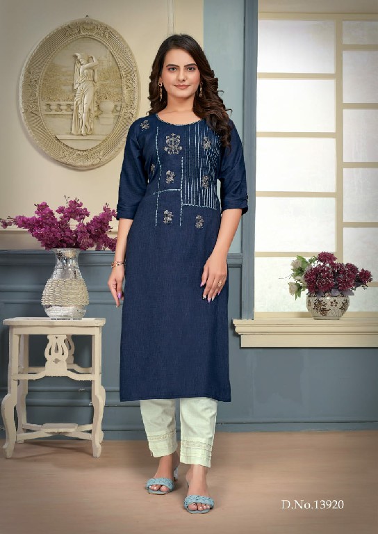 Kalaroop Kriti Wholesale Viscose Liquid Fabrics Long Kurtis