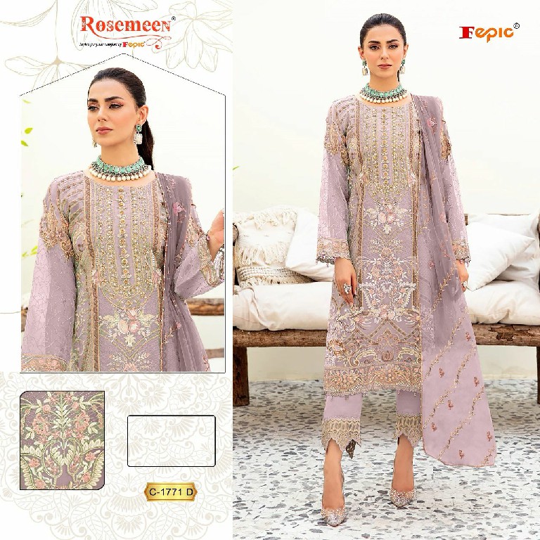 Fepic Rosemeen C-1771 Wholesale Indian Pakistani Suits