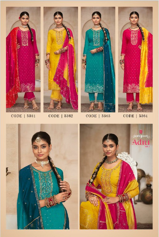 Rangoon Aditi Vol-2 Wholesale Readymade Salwar Suits