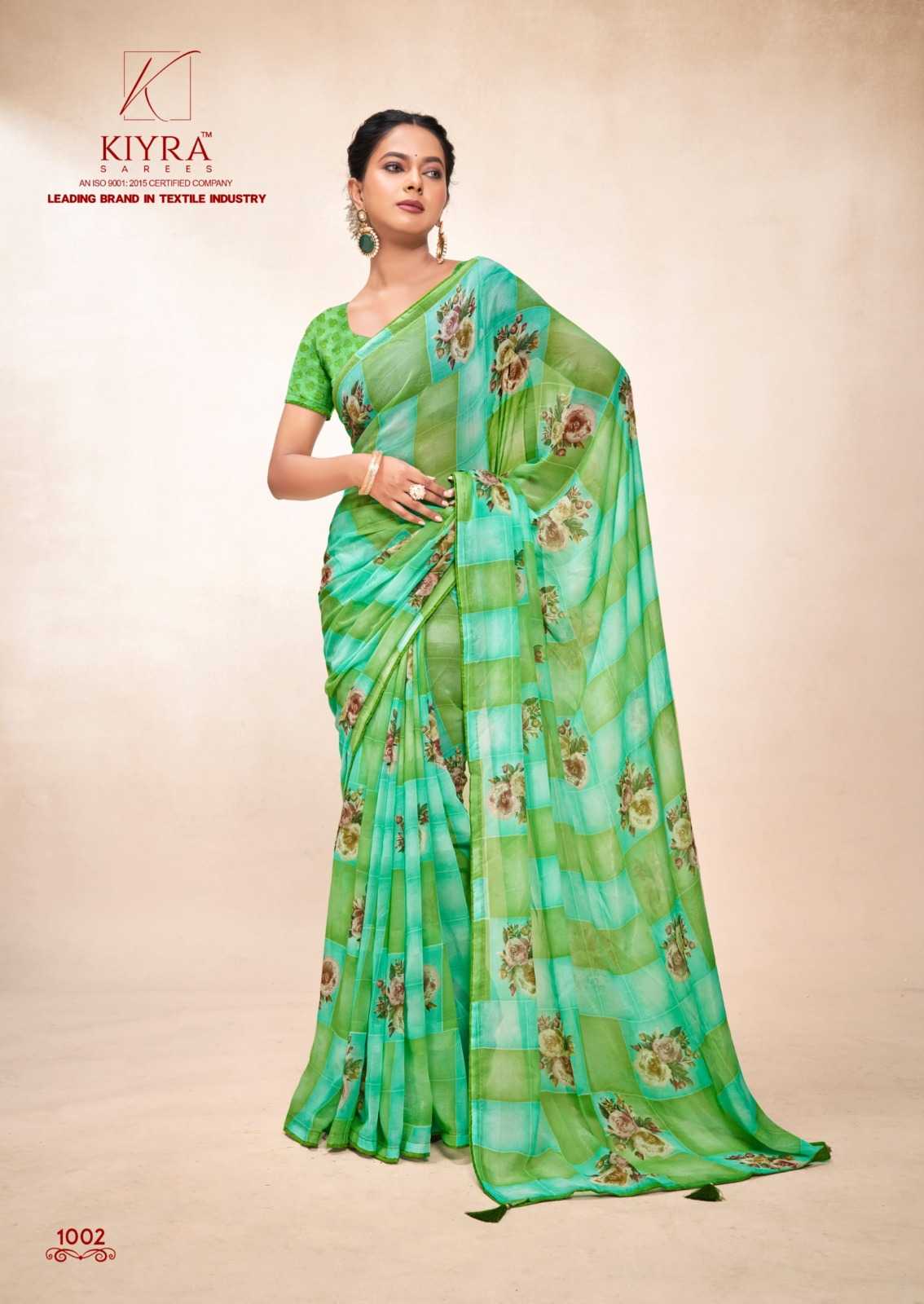 imly by kiyra sarees major georgette hit design saree wholesaler