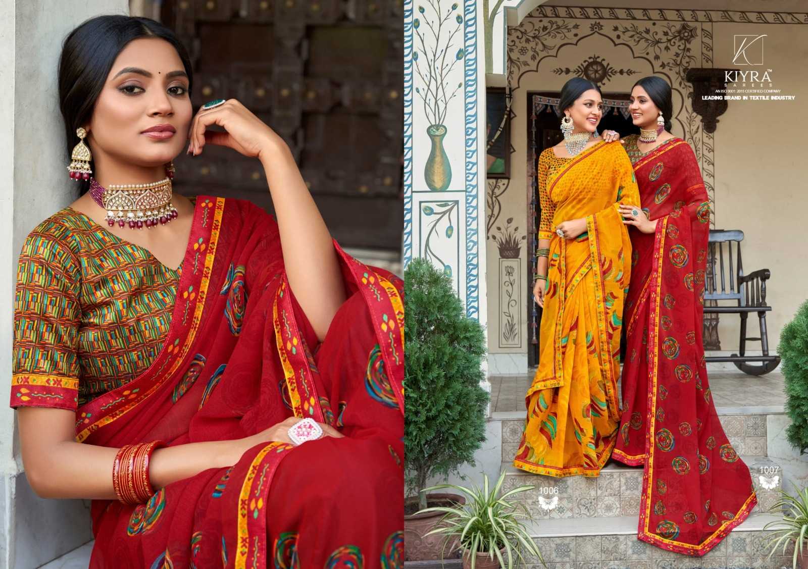 kiyra saree jaanvi vol 6 different colour georgette saree