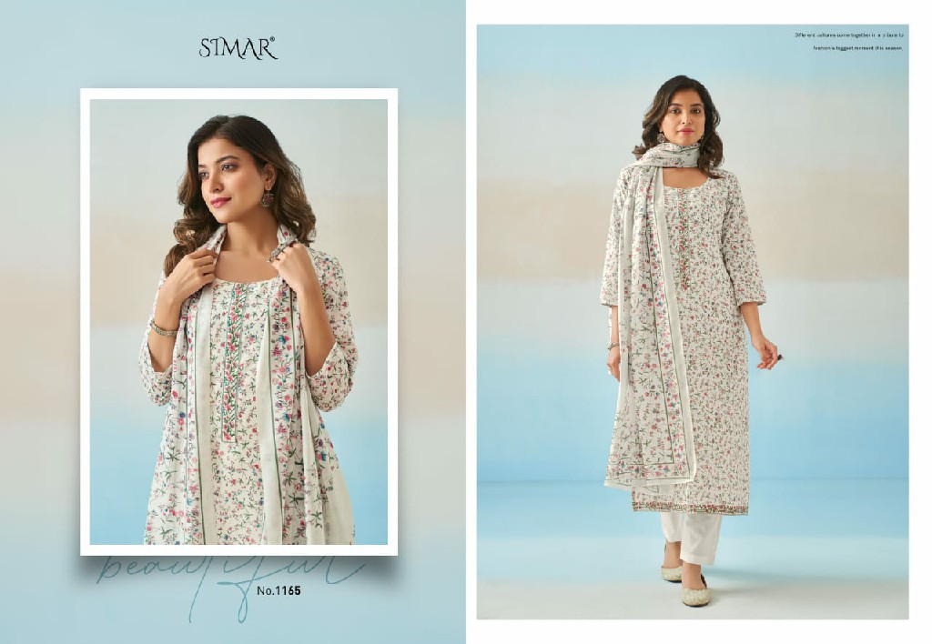 ishara by Glossy simar cotton digital printed daily wear fancy salwar kameez