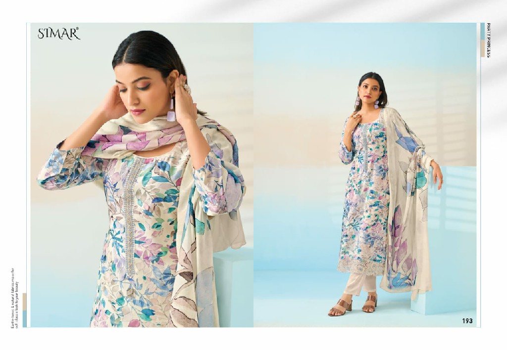 haseen vol 5 by Glossy simar muslin embroidery work classic dress material